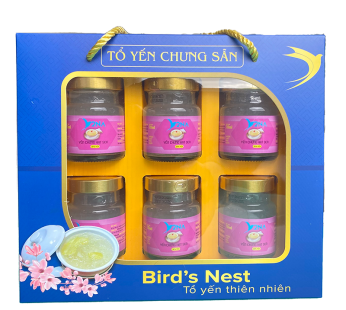 Yến chưng Hạt Sen – Hộp 6 Hũ 70ml