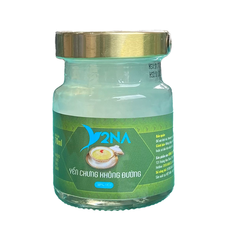 Yến chưng không đường Hủ 70ml