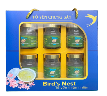 Yến chưng không đường – Hộp 6 Hũ 70ml