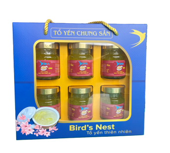 Yến chưng nhuỵ hoa nghệ tây – Hộp 6 Hũ 70ml