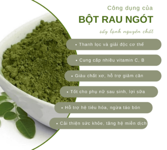 TÚI 500G – Bột rau ngót nguyên chất SALAfarm – Bột rau củ dinh dưỡng tốt cho sức khỏe